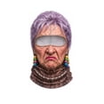 thumbnail image 2 of sruoe Funny Old Lady Ski Mask, Realistic Human Face Print Balaclava, 3D Printed Full Neck Gaiter, Novelty Winter Face Cover for Skiing Snowboarding Moto Outdoor Costume Parties Funny Holiday Gifts, 2 of 5