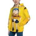 thumbnail image 2 of Lsque Sml Jeffy Patten Youth Hoodie Sweatshirt Pullover with Kangaroo Pocket Boys and Girls Hoodie Warm Hoodie for Kids, 2 of 8