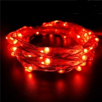 BalsaCircle 7.5 feet Red 20 LED Fairy Lights Garland Wedding Party Centerpieces Backdrop