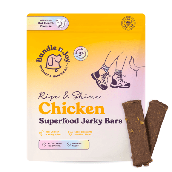 Rise & Shine Chicken Superfood Jerky Bars 16oz