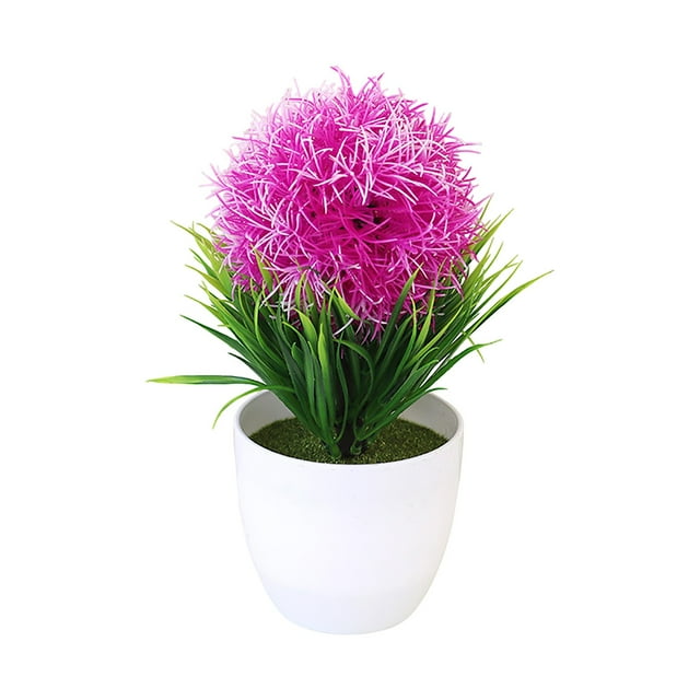 Artificial Flower Pot Flocking Simulation Pot Simulation Green Plant Potted Ornaments Plant Combination Indoor Desktop Ornaments Simulation Artificial Flower Plant Bonsai