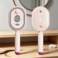 thumbnail image 7 of Electric Spray Air Cushion Comb, Steam Hair Brush, Rechargeable Steam Hair Straightener, Portable Hair Styling Brush with Bonus Wide Tooth Detangling Comb, Steam Brush for All Hair Types, 7 of 7