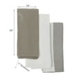 thumbnail image 2 of Kitchen Towel Set Of 3 PCs Block Print Waffle Oxford Tan, 2 of 3