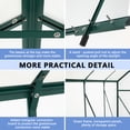 thumbnail image 4 of imerelez Green-6 x 8 FT Outdoor Patio Greenhouse Walk-in Greenhouses for Outside, 4 of 8