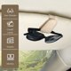 thumbnail image 1 of Clip magnético para colgar gafas de sol de piel de vaca Ndcxsfigh para guardar gafas máscara de tarjeta (beige), 1 of 9