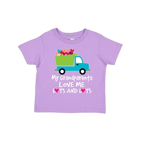 

Inktastic My Grandparents Love Me Boys Gift Toddler Boy or Toddler Girl T-Shirt
