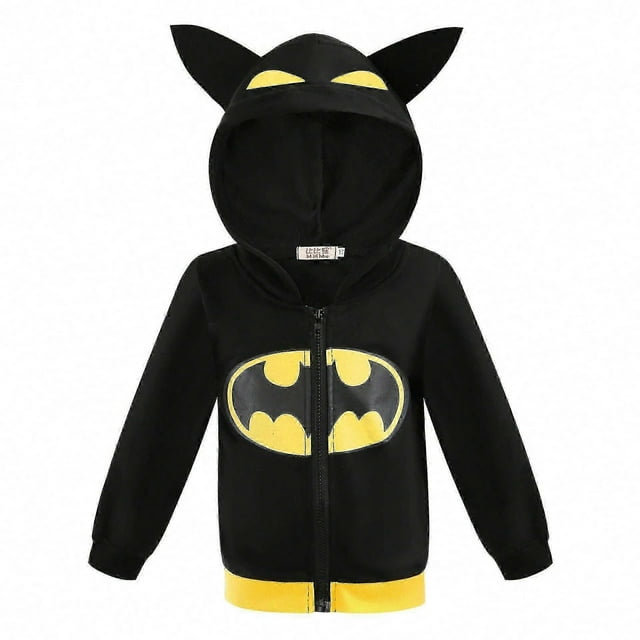 Boys' Spider-man Hooded Jacket 3~8 Years Old Children's Zip-up Hoodie