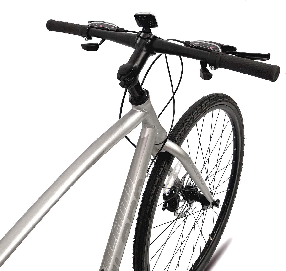 Hiland Road Bike Hybrid Bike Aluminum Frame 700C 24 speeds with Disc Brake - image 2 of 5