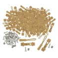 thumbnail image 1 of Zentra 200 Pieces Zipper Repair Kit Removable Multifunctional for Tent Purse Size 8 Khaki, 1 of 10