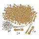 thumbnail image 1 of Kit de reparación de cremalleras de 200 piezas: deslizadores de repuesto para bolsas de ropa, tiradores reutilizables, Caqui, 1 of 9