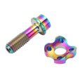 thumbnail image 2 of Kit de junta de tornillo de desviador delantero de bicicleta RISK, accesorio de tornillo de desviador de bicicleta plegable de aleación de titanio hueco, colorido, 2 of 10