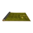 thumbnail image 2 of Ahgly Company Indoor Square Persian Yellow Bohemian Area Rugs, 4' Square, 2 of 4