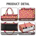 thumbnail image 4 of Large Capacity Tote Bag,Yellow Lemon Fruit Slices Pink Pattern Handbag Fashion Luxury Tote Bag,15.7"x13"x 5.1" Inches,Laptop Compatible, 4 of 6