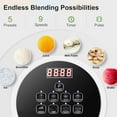 thumbnail image 4 of Commercial Blender, 2200W 2.95 HP Professional Blender with Quiet PC Sound Enclosure, 70 Oz / 2L Large Heavy Duty Blenders with 9 Speeds, Timer, Self-Cleaning, 5 Presets For Shake and Smoothie, 4 of 9