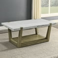 thumbnail image 7 of Steve Silver Perth Modern 50" Rectangle Coffee Table, White, 7 of 7