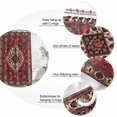 thumbnail image 3 of Small Stall Shower Curtain 48x72 Inch Narrow Half Size Country Boho Bath Curtains Bathroom Decor, Farmhouse Ethnic Abstract Nation Aesthetic Waterproof Fabric Shower Curtain Set with Hooks 48 Inch, 3 of 7