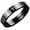 the women's ring, variant on Mens Womens Stainless Steel Vintage Black Ring Bible Lords Prayer Cross Band Matte Finish