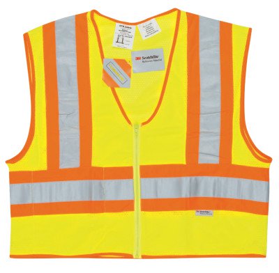 Luminator Class II Flame Resistant Vests, X-Large, Fluorescent Lime