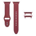 thumbnail image 5 of Posh Tech Cranberry Silicone Replacement Apple Watch Band (Fits All Models), 5 of 6