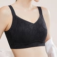 thumbnail image 3 of Lenpel Wireless Bras for Women Comfortable Push up Supportive Lift Full Coverage Plus Size Bralettes Padded Lace Bras, 3 of 3