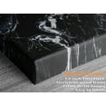 thumbnail image 6 of Black and White Abstract Marble Texture Canvas Wall Art - High-Quality Modern Print - Handcrafted Minimalist Decor - Stylish Wall Art - Gift for Elegant Spaces, 6 of 7