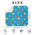 thumbnail image 4 of Pioneer Flower Floral Print Pattern Kitchen Dish Drying Mat 1 Pack, Ultra Absorbent Microfiber Drainer Mat, 16"x18", 4 of 6