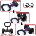 thumbnail image 6 of Foci Cozi Barbell To Kettlebells Converter Adjustable 200 lb, 6 of 7