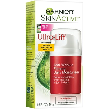 Garnier SkinActive Ultra-Lift Anti-Wrinkle Firming Daily Moisturizer with SPF 15 1.6 fl. oz. Box