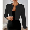 thumbnail image 5 of Women’s Elegant Open Front Long Sleeve Bolero Shrug Jacket – Lightweight Jacket for Dressy and Casual Outfits, 5 of 5