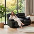 thumbnail image 2 of Love Seat Reclinable Easy Living Bryce Negro, 2 of 6