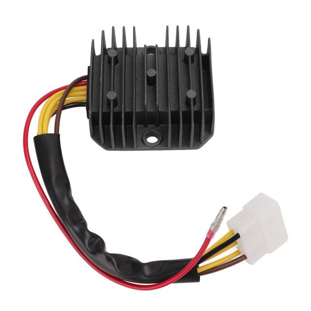 Rectificador Regulador, Rectificador De Motocicleta De Instalación Simple De 12 V Aleación De Aluminio A Prueba De Agua Para Motocicleta ANGGREK 12V Regulator Rectifier