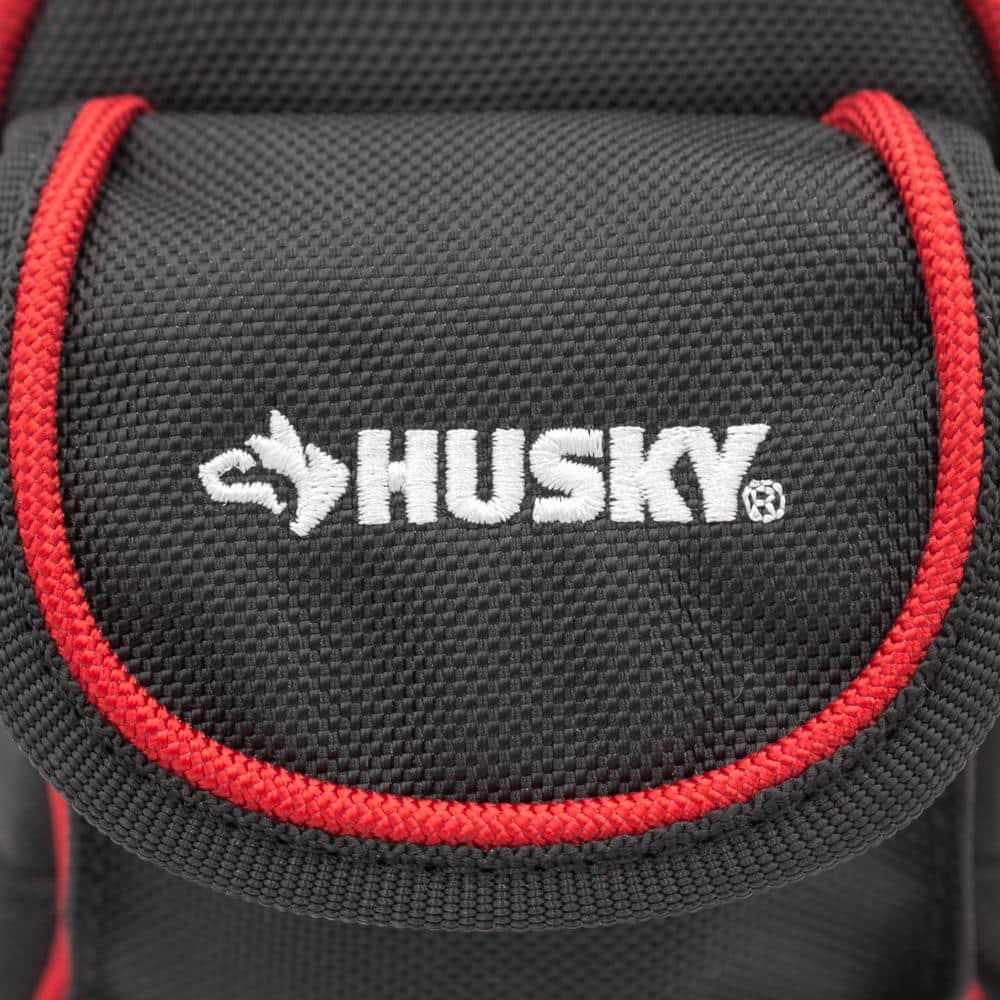 Husky Clip on Tool Belt Pouch, Black Walmart Business