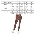 thumbnail image 2 of Leggings con estampado de cintura alta para mujer: pantalones con estampado de control de abdomen suave y mantecoso para entrenamiento, yoga, leggings de leopardo, 2 of 5