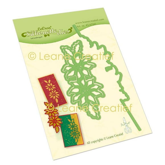 Lea’bilitie Silhouette Die Poinsettia Cutting Die