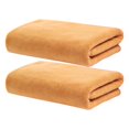 thumbnail image 6 of Hvmvliv Hand Towels 2-Pack Superfine Fiber Bath Towel Thinner & Softer Than Ordinary Towels, 3X Faster Drying, Super Absorbent & Non-Shedding, Multipurpose for Home, Travel, Yoga and Swimming Gold, 6 of 6