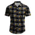 thumbnail image 6 of IAJDKMEK Halloween Men's Polo Short Sleeve Shirt - Lightweight Button-Down Knit Shirt, Breathable Summer Shirt for Summer Daily, Golf Shirt & Costume Events,Black L, 6 of 7