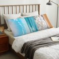 thumbnail image 4 of Honeii Sunny Ocean Waves Print Long Body Pillowcase 20x54 in,Body Pillow Cover with Zipper,Large Body Pillowcase,Soft Bed Decorative, 4 of 7