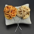 thumbnail image 6 of SmartBy Brooch Rose Design Anti-deform Fabric Boutonniere Flower Stick for Men, 6 of 7