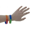 thumbnail image 3 of 6PCS Rainbow Silicone Bracelet Unbranded Durable Rubber Wristband, Great for Event Party Sports, 3 of 3