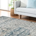 thumbnail image 5 of SAFAVIEH Martha Stewart Ermintrude Floral Area Rug, Ivory/Grey, 8' x 10', 5 of 6
