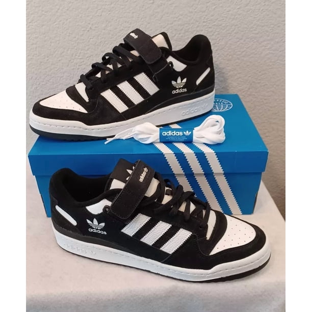 New RARE Men's Ad-id-as Forum Low Panda Black White Lifestyle Shoes GW0695 - US 10