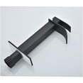 thumbnail image 4 of JERFIT Matte Black Waterfall Bathroom Faucet with Pop Up Drain, Single Handle Sink Faucet No Overflow, Brushed Nickel Core, 4 of 10