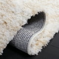 thumbnail image 5 of SAFAVIEH Berber Shag Phyliss Trellis Area Rug, Ivory/Beige, 5'5" x 7'7", 5 of 8