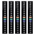 thumbnail image 1 of EeaseMX 10 tiras adhesivas tradicionales para termómetro digital de temperatura, sistema de visualización en grados Celsius, 1 of 7