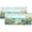 Pattern-3, variant on Sea Turtle Curtains Valances for Home Decor Coastal Beach Nautical Blue Ocean Thermal Insulated Room Darkening Curtain for Dinning Room 54 by 18 in, 2 Panel
