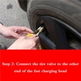 thumbnail image 4 of sweethay Adaptador de boquilla de roscada americana para bomba de aire de coche, accesorios de bomba de aire para coche, conector rápido, tipo Clip, Vehículos, repuestos y accesorios Mis sweethay VI004842-00, 4 of 6