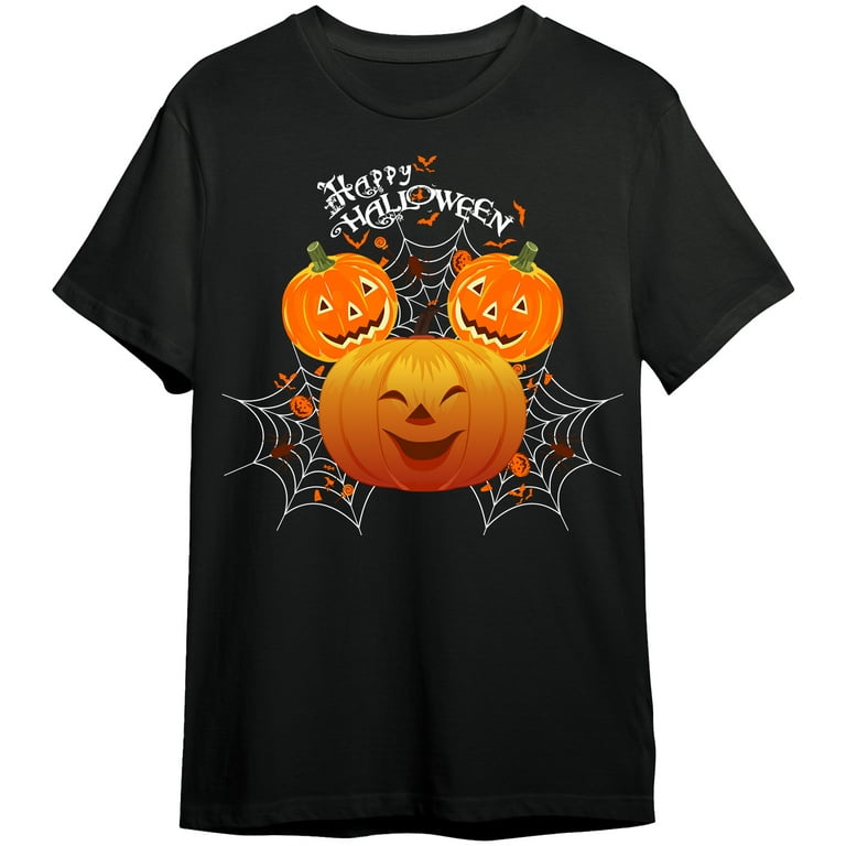 RADYAN Happy Halloween T-Shirts, Printed Tees, Multi Color Choices shirts - Walmart.com