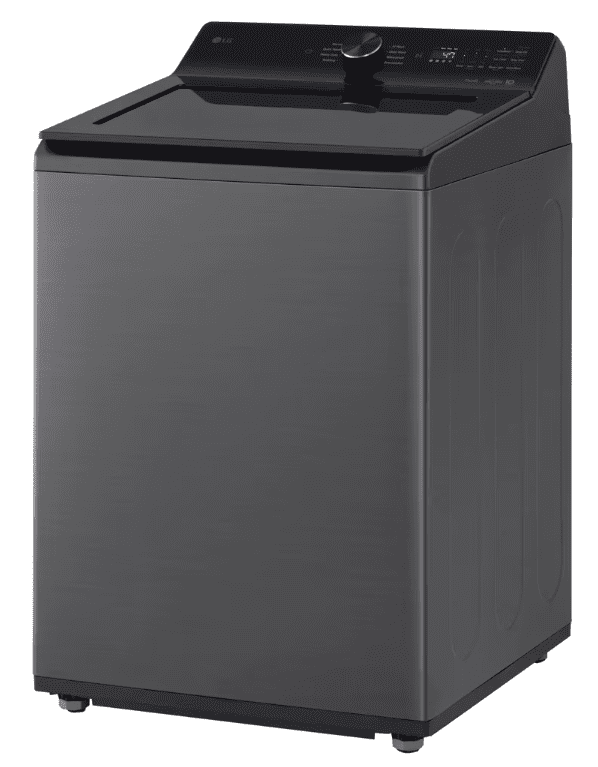 LG WT8205CL 4.8 cu. ft. Capacity Smart Top Load Washer, 4-Way Agitator, EasyUnload & AI Sensing, Platinum Black
