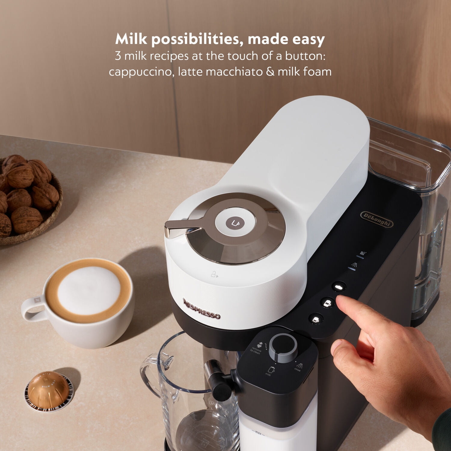 Nespresso by De'Longhi Nespresso Vertuo Lattissima by De'Longhi, White