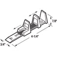 thumbnail image 2 of Guía para puertas de suelo Slide-Co Prime-Line de nailon blanco, paquete de 1 unidad, 2 of 2